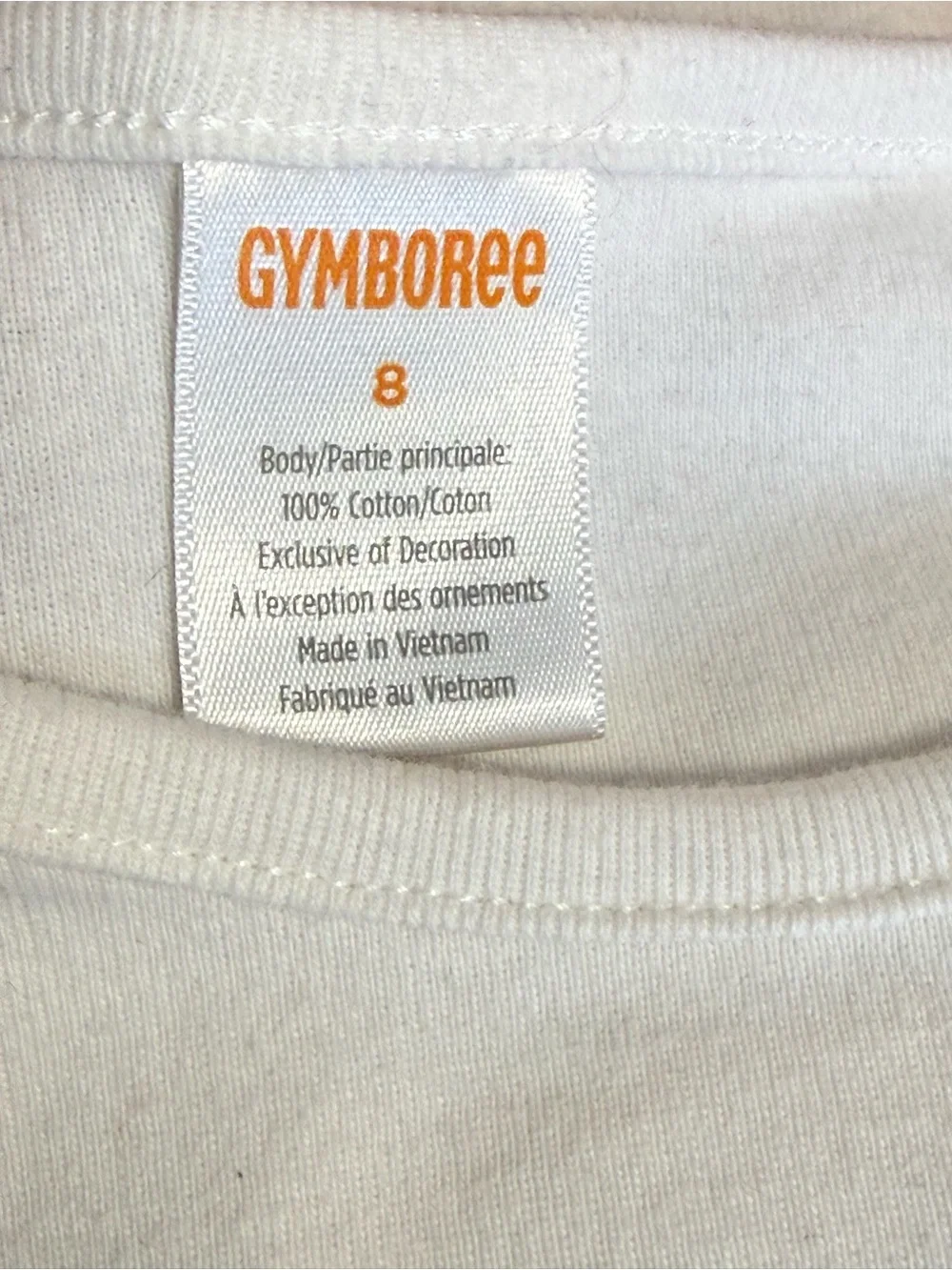 Gymboree Girls White Floral Watering Can Appliqué Tee Size 8 Garden Cottage
